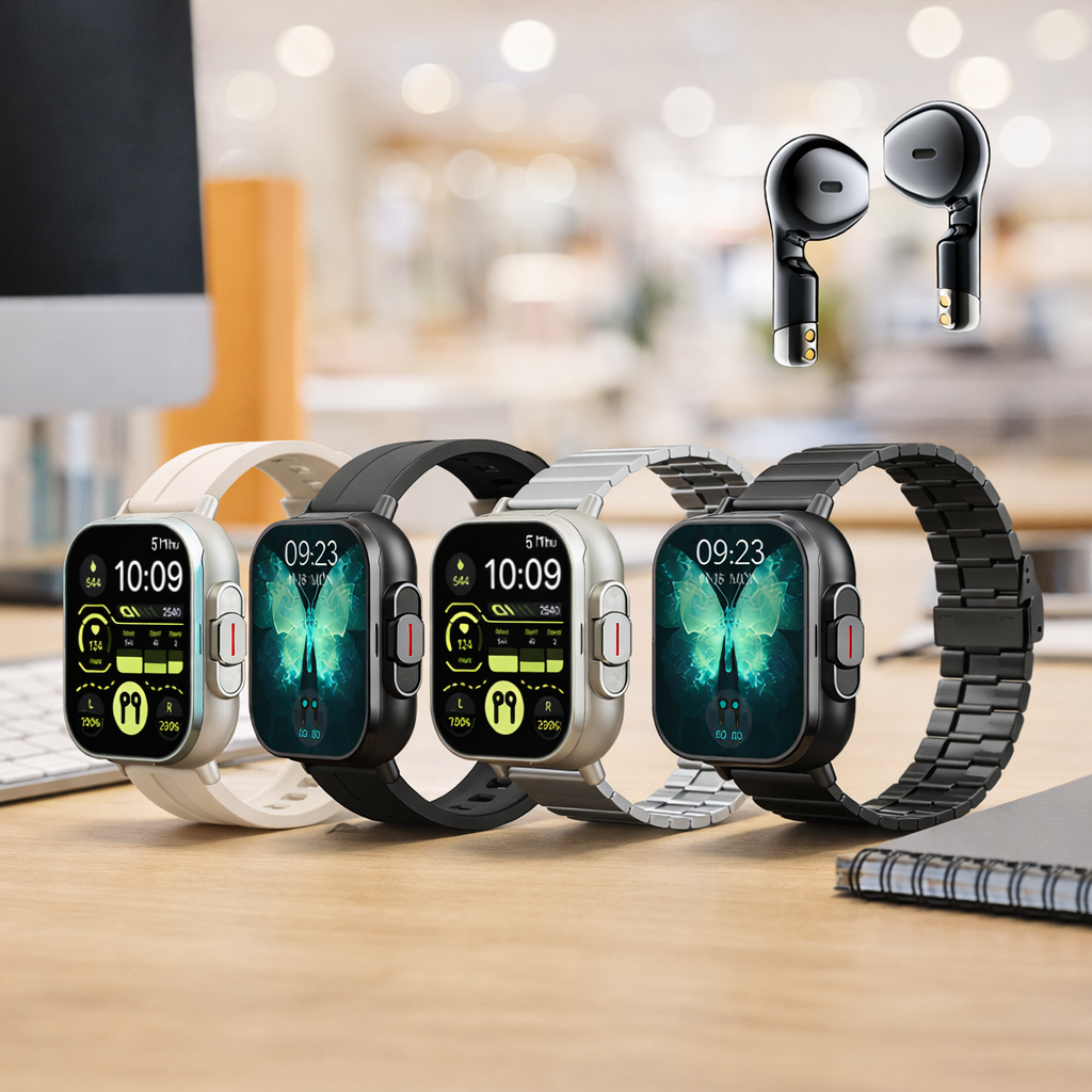 D8 Pro Max 2 in 1 Smartwatch